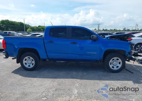 2021 Chevrolet Colorado 2Wd Short Box Wt z USA, uszkodzony, nr VIN 1GCGSBEA8M1194900